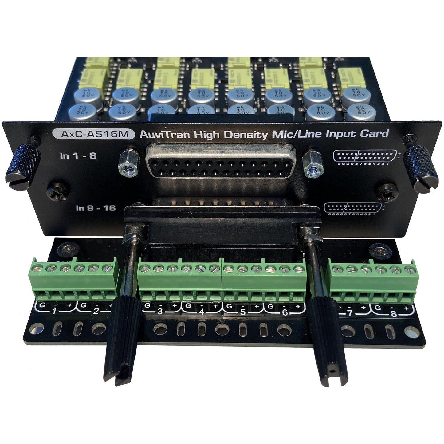 AuviTran AxC-AS16M V2 16-Input High Density Mic/Line Input Card For Audio ToolBox(Auvitran Axc As16m V2 16 Input High Density Mic Line Input Card For Audio Toolbox)