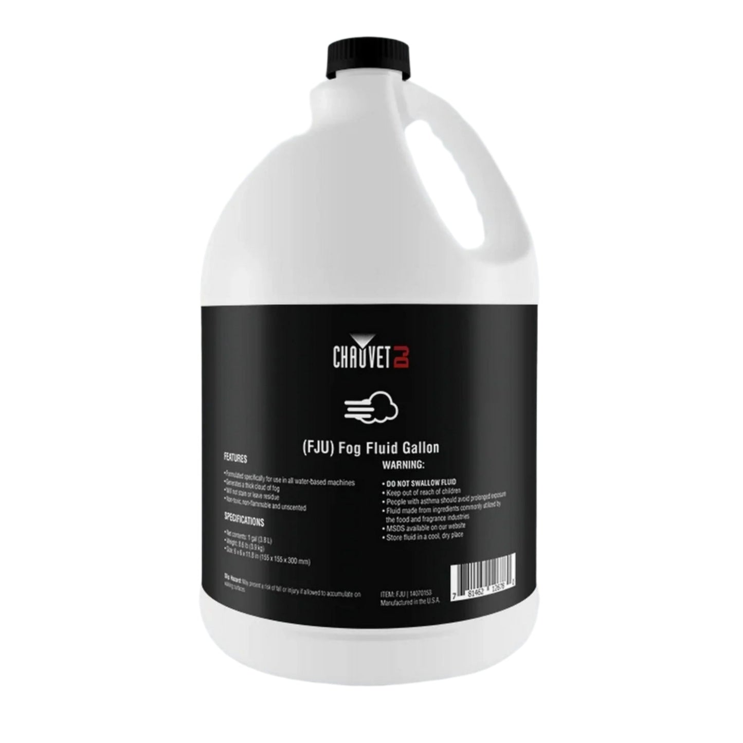 Chauvet DJ FJU High Performance Fog Fluid, 1-Gallon(Chauvet Dj Fju High Performance Fog Fluid 1 Gallon)