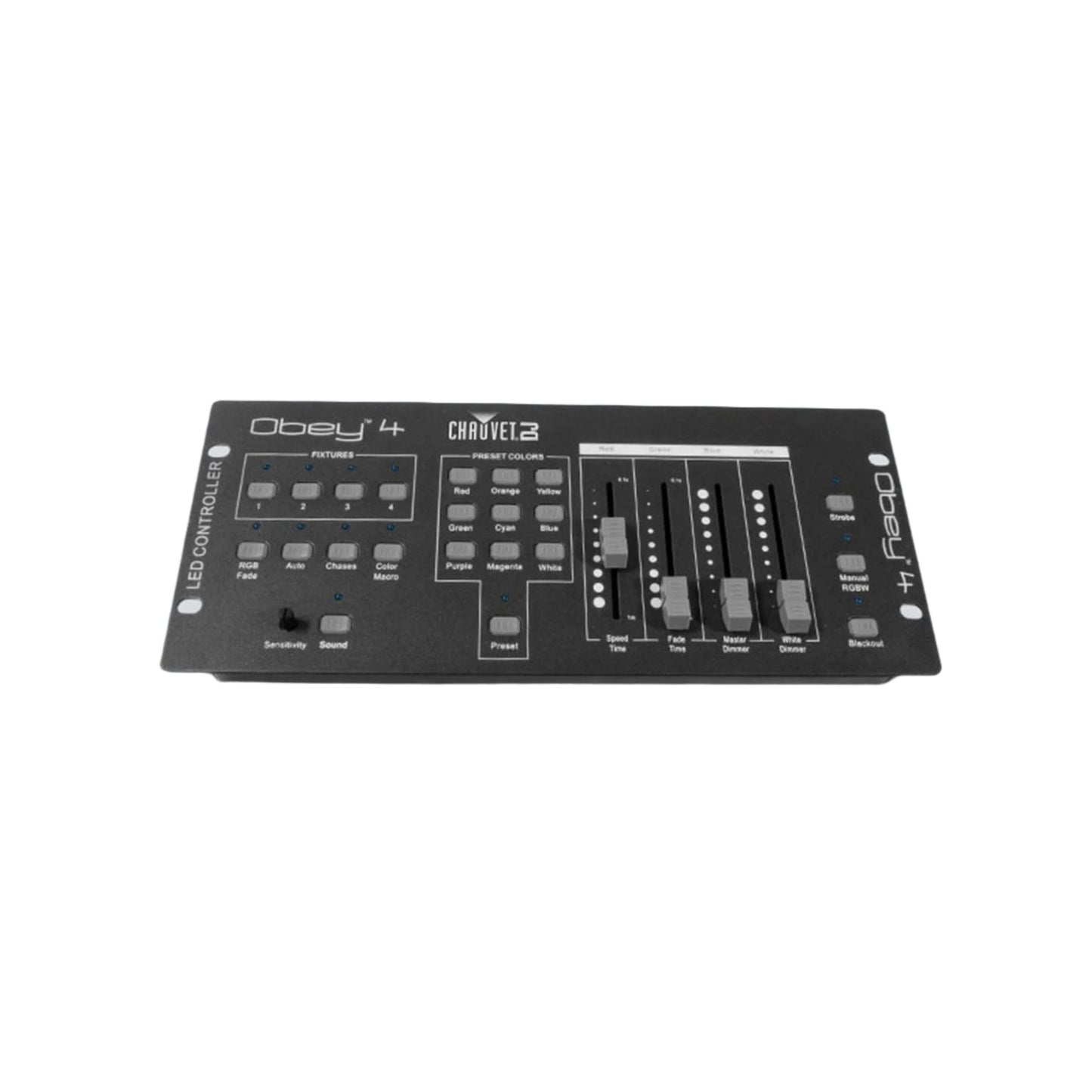 Chauvet DJ Obey 4 Compact 4-Channel RGBWA DMX Controller(Chauvet Dj Obey 4 Compact 4 Channel Rgbwa Dmx Controller)