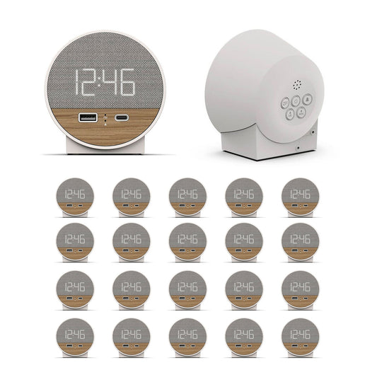Nonstop NSO2-WFL Hotel Alarm Clock With USB-C And USB-A Charging, Multi Pack Options Available(Nonstop Nso2 Wfl Hotel Alarm Clock With Usb C And Usb A Charging Multi Pack Options Available)