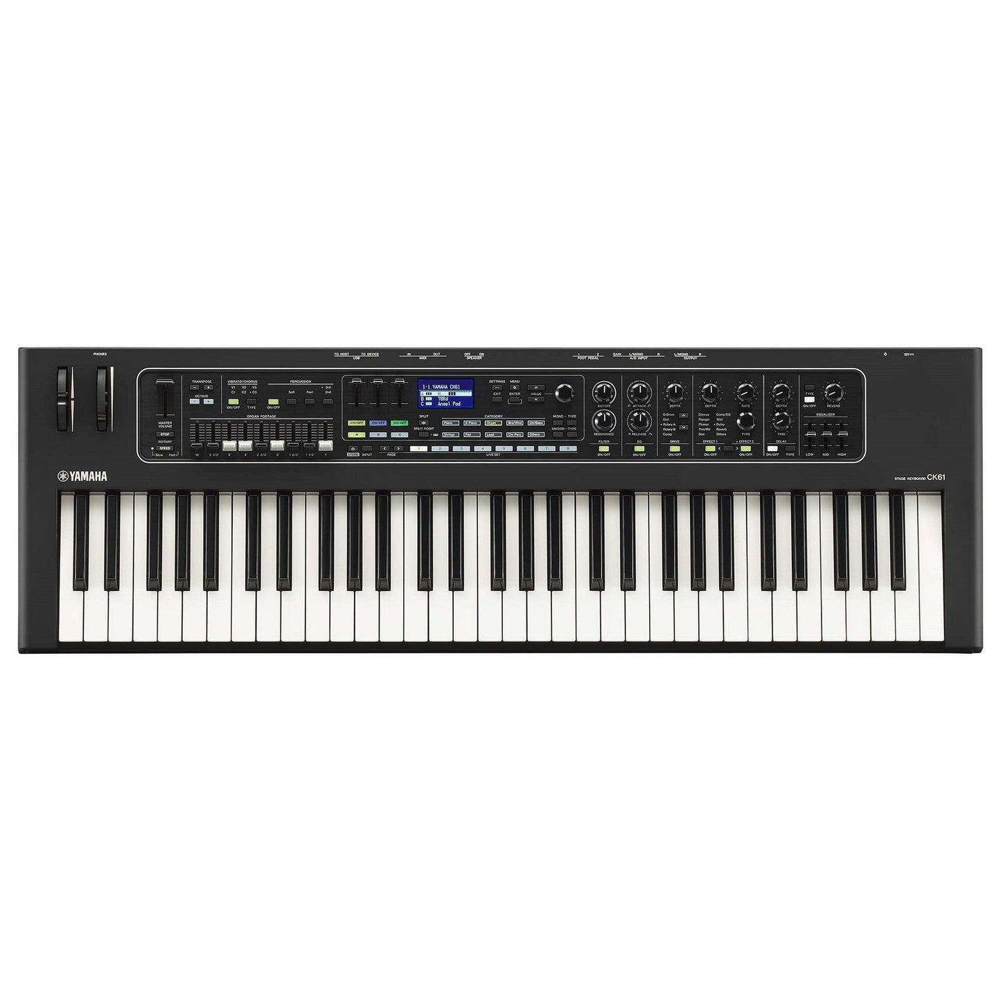 Yamaha CK61 61-Key Stage Keyboard With Built-In Speakers(Yamaha Ck61 61 Key Stage Keyboard With Built In Speakers)