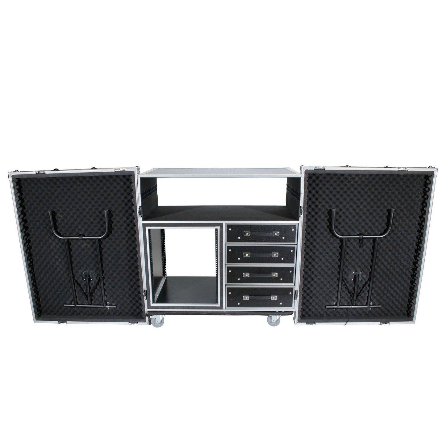 ProX XS-12U4DTWCO 12U ATA Flight Style Mixing Console Case(Prox Xs 12u4dtwco 12u Ata Flight Style Mixing Console Case)