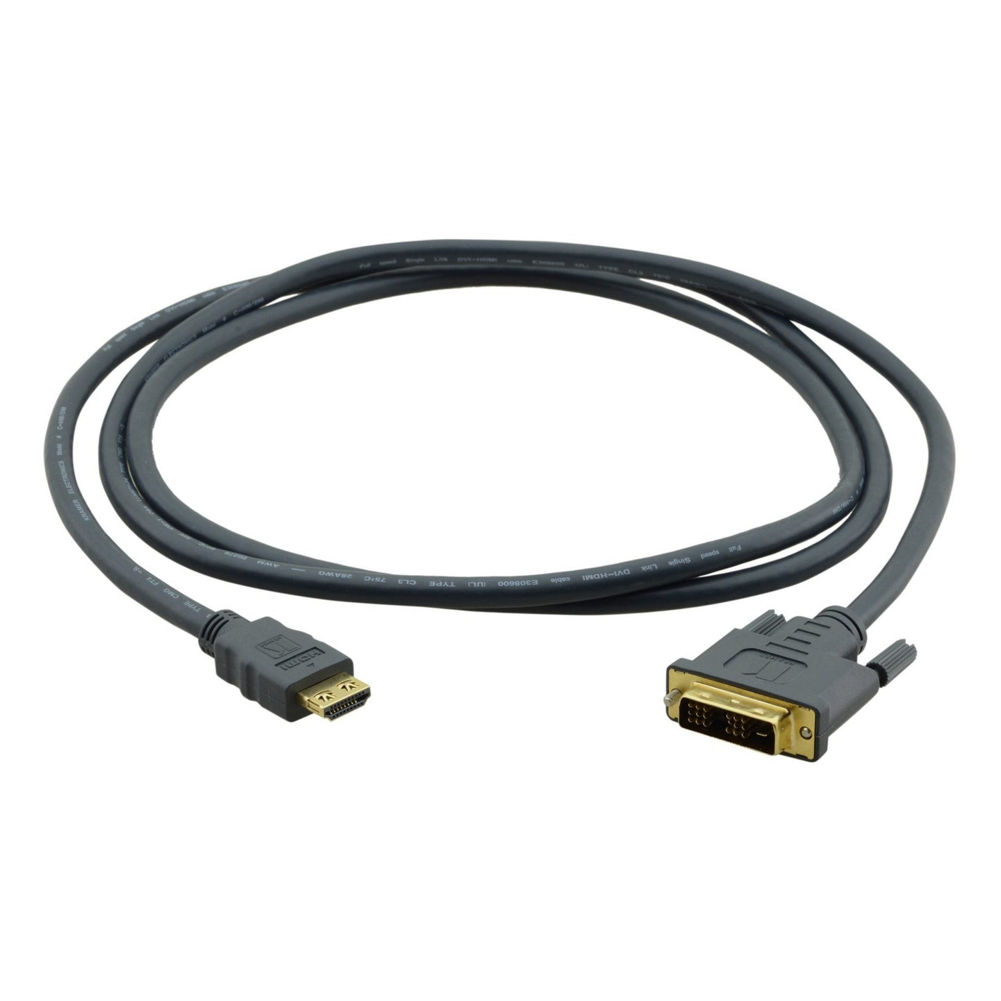 Kramer C-HM/DM-0.5 HDMI To DVI Cable, 0.5-Feet(Kramer C Hm Dm 0 5 Hdmi To Dvi Cable 0 5 Feet)