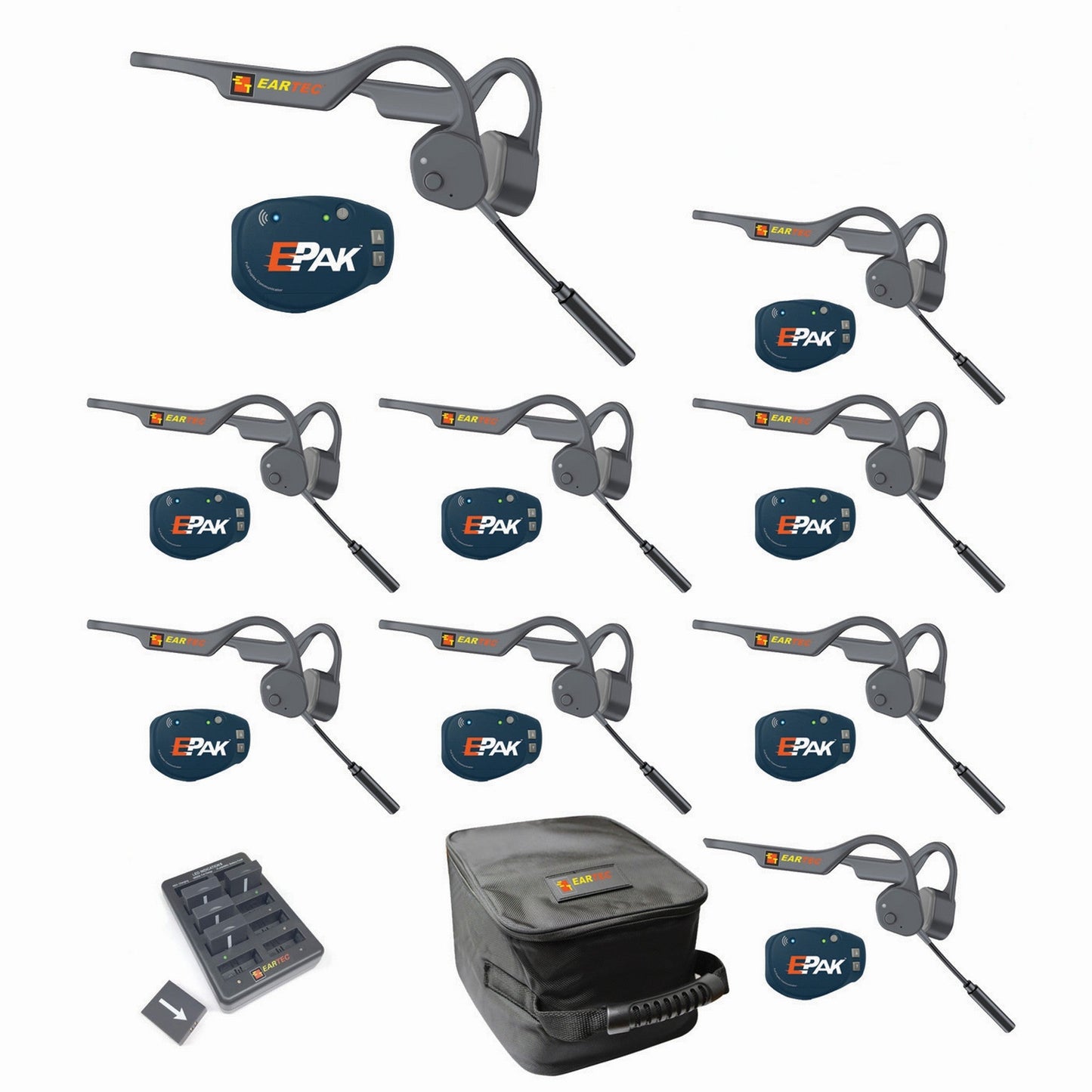 Eartec EP9LZ E-PAK PRO Wireless Communication 9 Person Headset System(Eartec Ep9lz E Pak Pro Wireless Communication 9 Person Headset System)