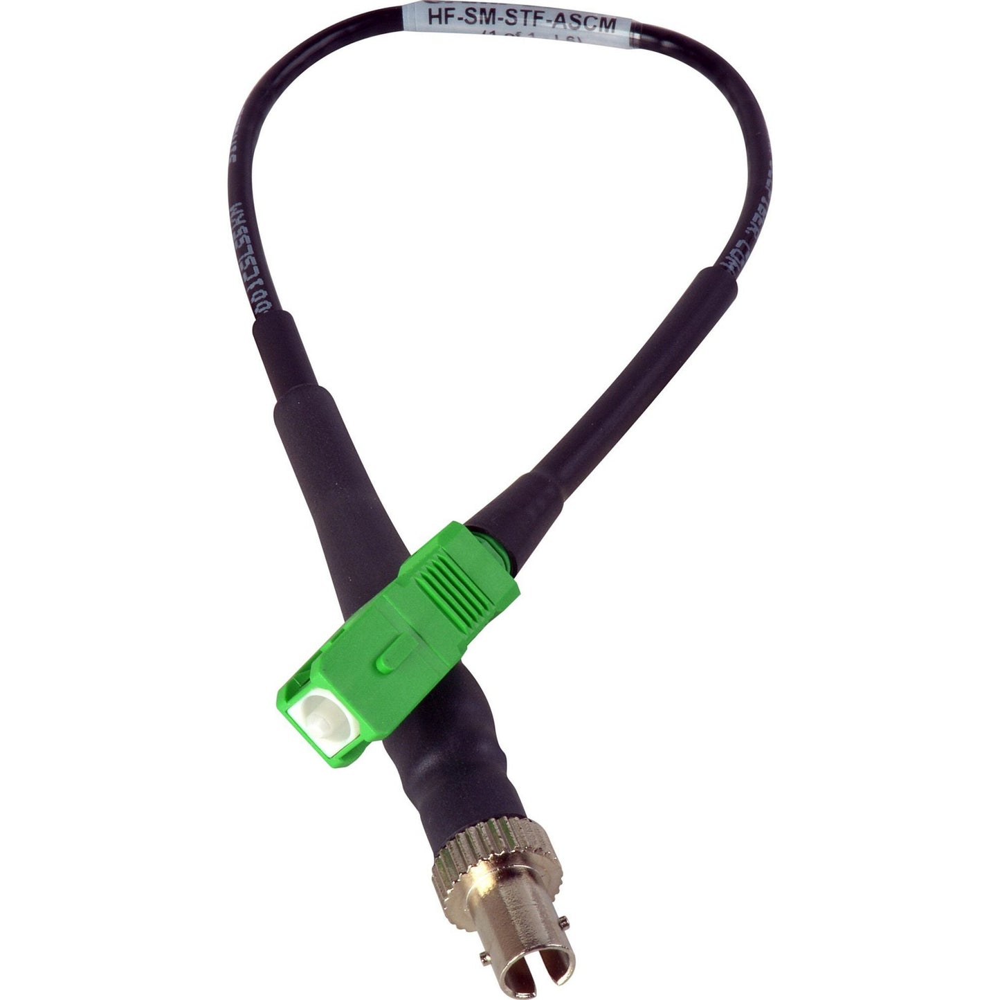 Camplex HF-SM-STF-ASCM UPC ST Female To APC SC Male Singlemode Fiber Optic Tactical Adapter, 6 Inch(Camplex Hf Sm Stf Ascm Upc St Female To Apc Sc Male Singlemode Fiber Optic Tactical Adapter 6 Inch)