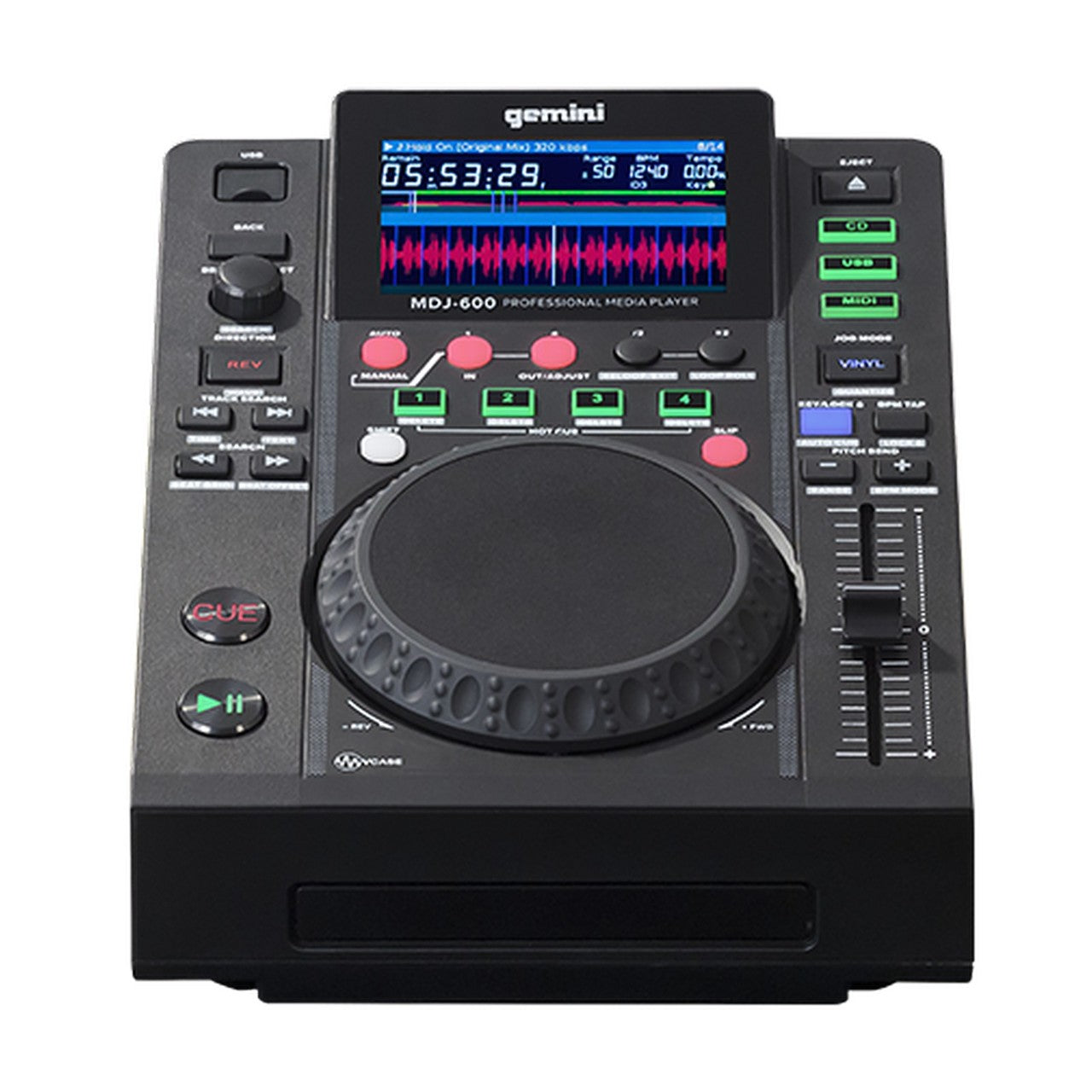 Gemini MDJ-600 Professional USB And CD Media Player(Gemini Mdj 600 Professional Usb And Cd Media Player)