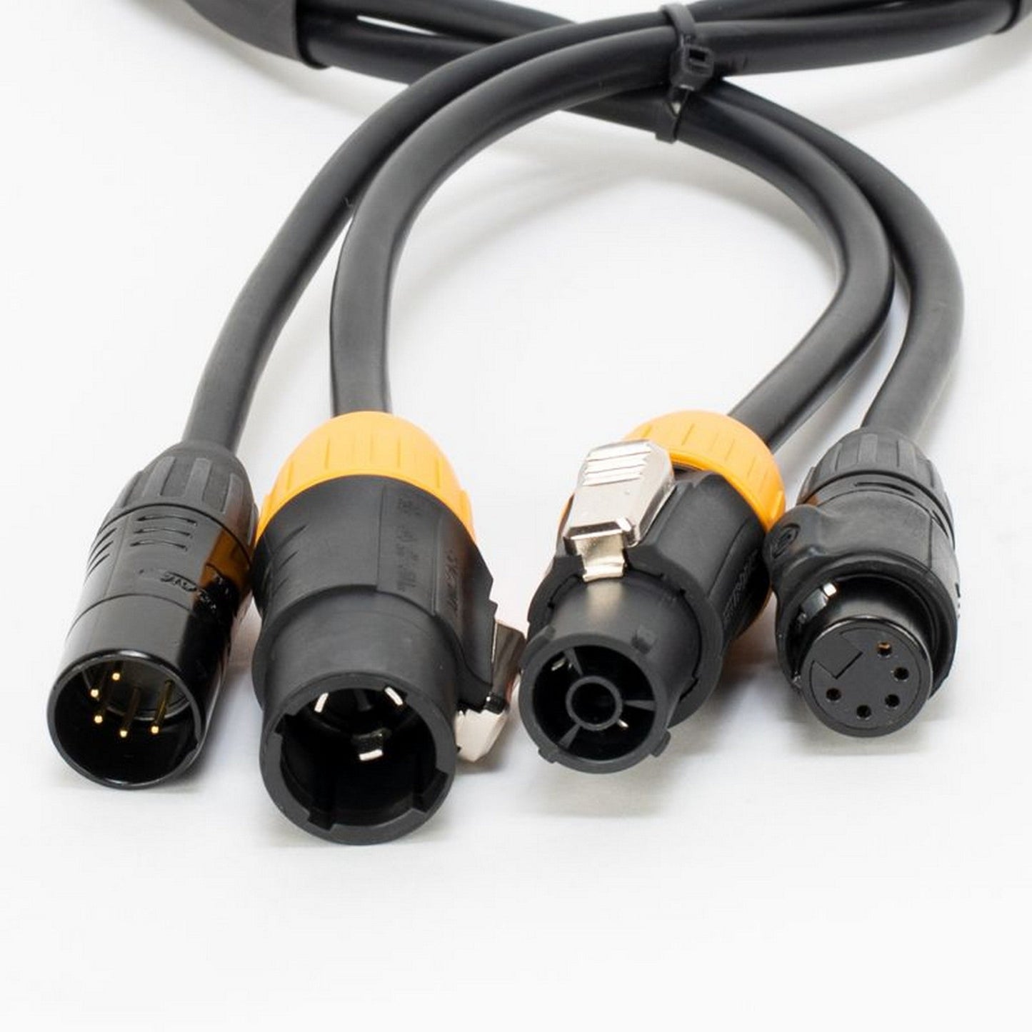 Accu Cable AC5PTRUE6 IP65-Rated 5-Pin DMX Locking Power Link Combo Cable, 6-Feet(Accu Cable Ac5ptrue6 Ip65 Rated 5 Pin Dmx Locking Power Link Combo Cable 6 Feet)