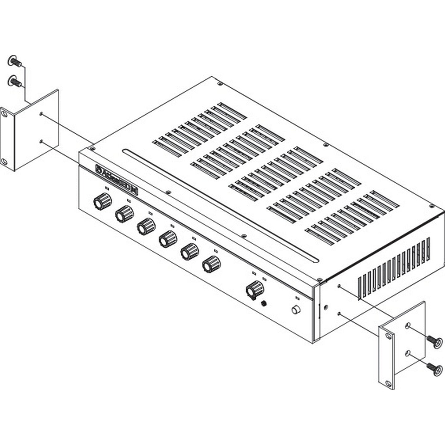 AtlasIED AAGRMK1 Rack Mount Kit For AA120G Or AA240G Amplifier(Atlasied Aagrmk1 Rack Mount Kit For Aa120g Or Aa240g Amplifier)