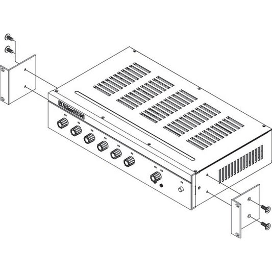 AtlasIED AAGRMK1 Rack Mount Kit For AA120G Or AA240G Amplifier(Atlasied Aagrmk1 Rack Mount Kit For Aa120g Or Aa240g Amplifier)