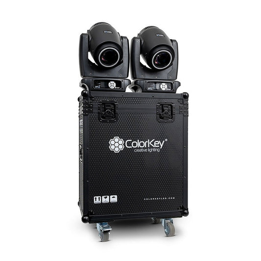 ColorKey 2-Piece Flight Case With Castors For Creator BSW 1200, Black(Colorkey 2 Piece Flight Case With Castors For Creator Bsw 1200 Black)