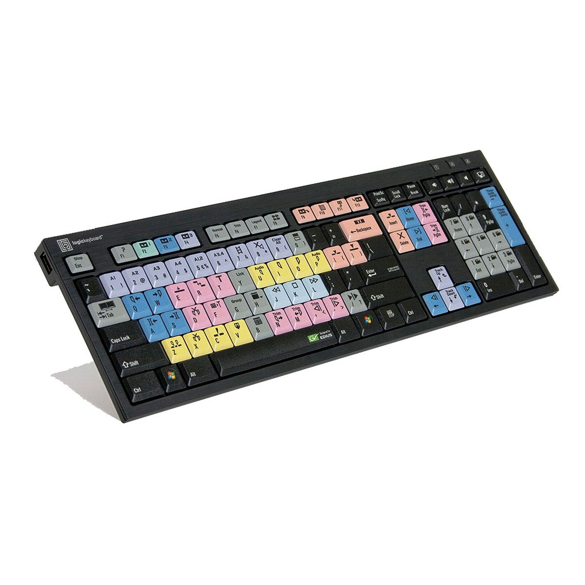 Logickeyboard Grass Valley Edius Nero Slim Line PC Keyboard Shortcut Keyboard For Grass Valley EDIUS 5 6 6.5 7 Neo 2 3(Logickeyboard Grass Valley Edius Nero Slim Line Pc Keyboard Shortcut Keyboard For Grass Valley Edius 5 6 6 5 7 Neo 2 3)
