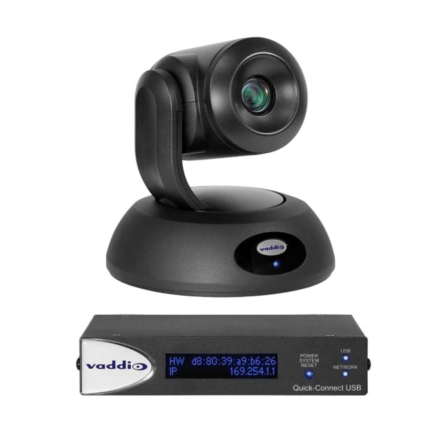Vaddio RoboSHOT 30E QUSB PTZ Camera System, Black(Vaddio Roboshot 30e Qusb Ptz Camera System Black)