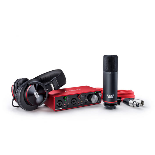 Focusrite Scarlett 2i2 2 X 2 USB Audio Interface With Condenser Microphone And Headphone, Studio 3rd Generation(Focusrite Scarlett 2i2 2 X 2 Usb Audio Interface With Condenser Microphone And Headphone Studio 3rd Generation)