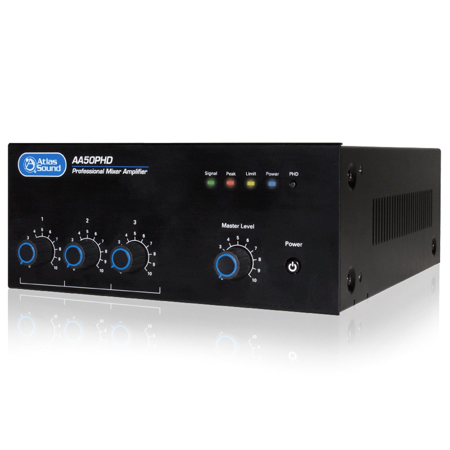 AtlasIED AA50PHD 50W Mixer Amplifier With Push‑Here Diagnostic(Atlasied Aa50phd 50w Mixer Amplifier With Push Here Diagnostic)