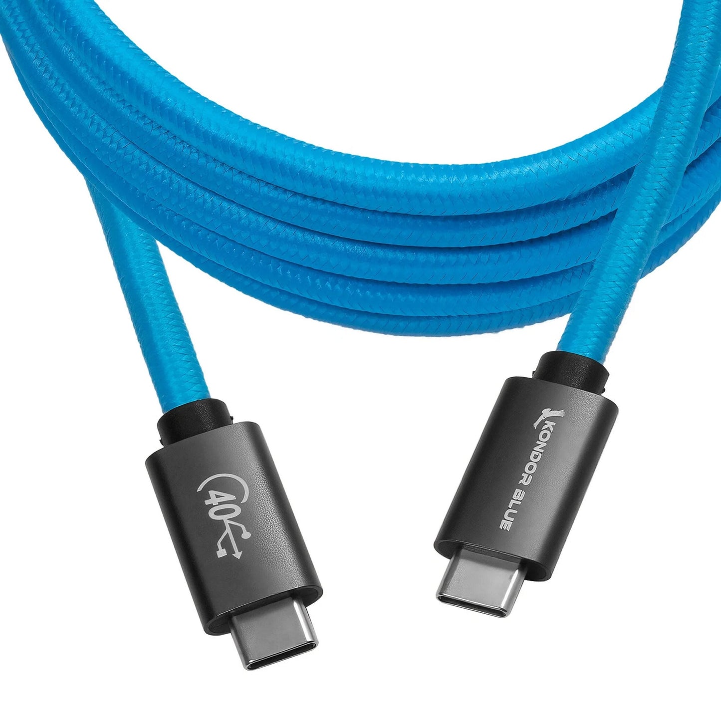 Kondor Blue 6-Foot Thunderbolt 4 USB 4.0 Type-C Cable(Kondor Blue 6 Foot Thunderbolt 4 Usb 4 0 Type C Cable)