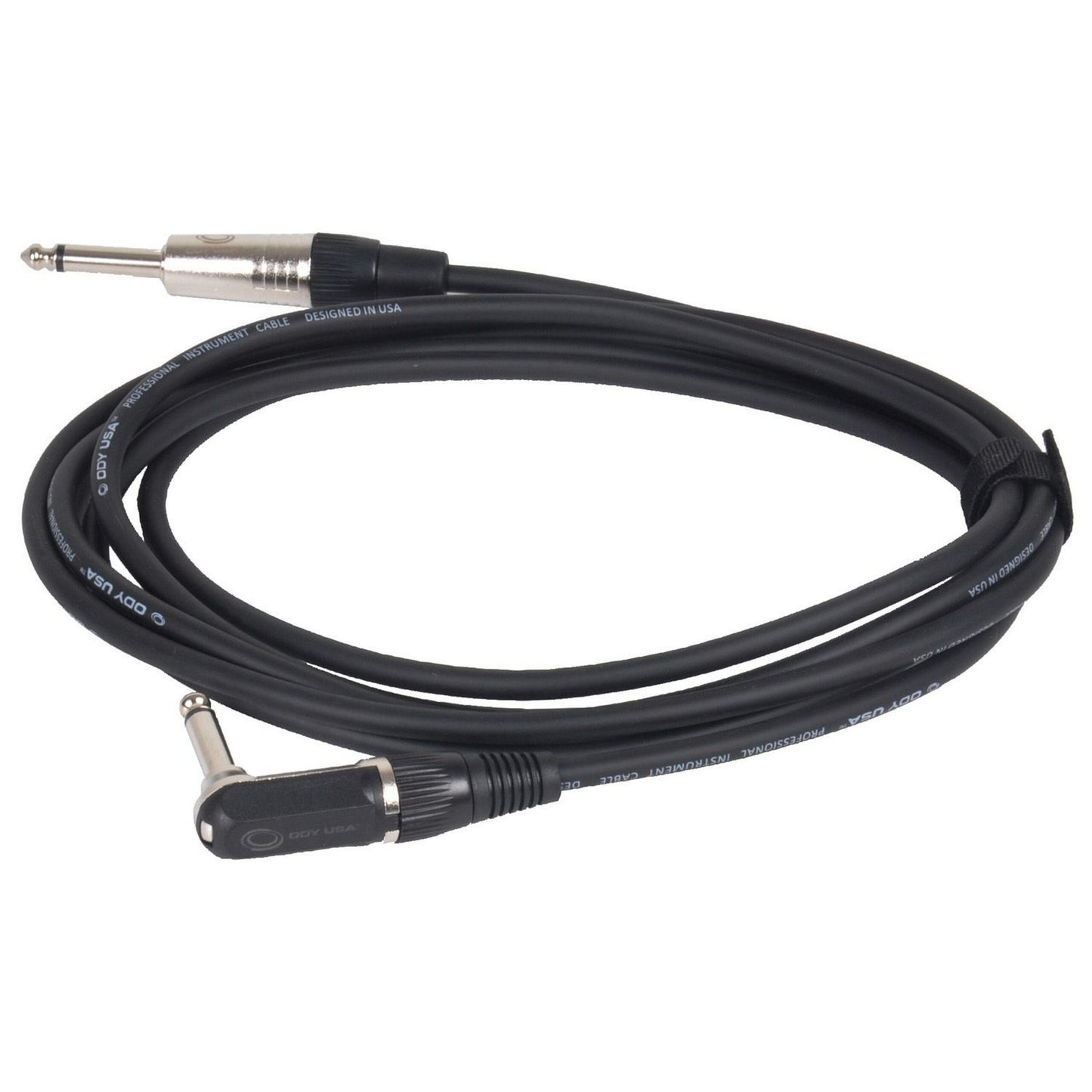 Odyssey 1/4-Inch To 1/4-Inch Angle Instrument Cable, 3-Feet(Odyssey Osic103a 1 4 Inch To 1 4 Inch Angle Instrument Cable 3 Feet)