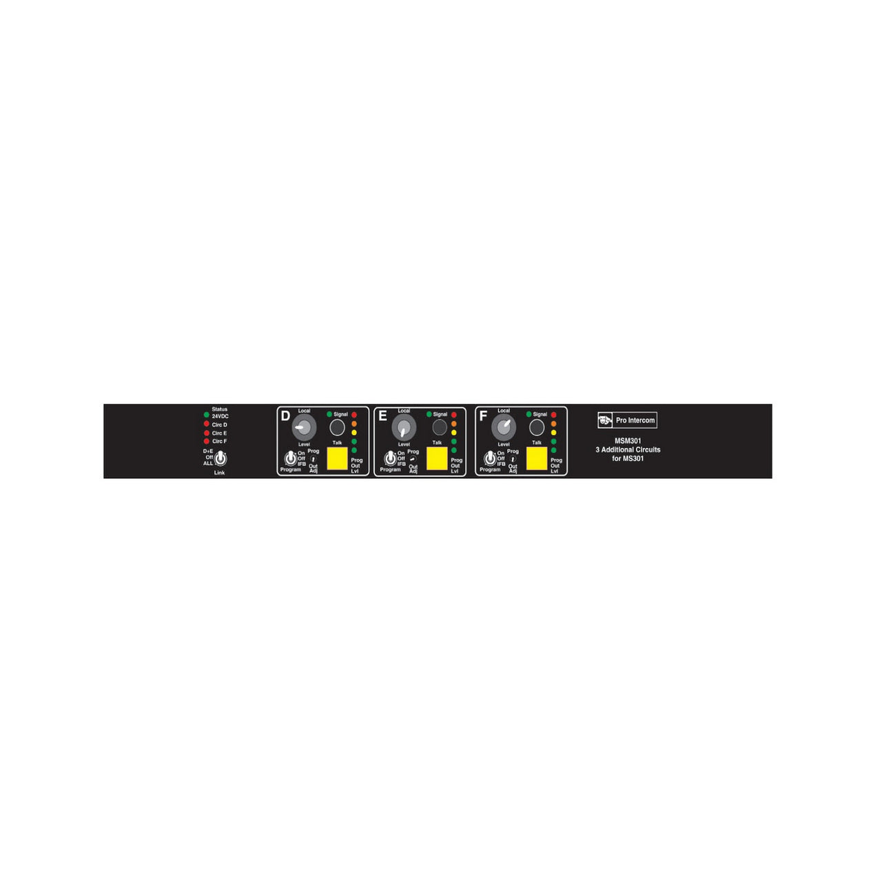 Pro Intercom MSM301 3 Circuit Master Station Module For MS301(Pro Intercom Msm301 3 Circuit Master Station Module For Ms301)