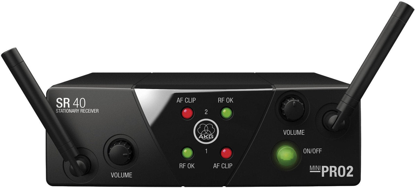 AKG MINI2MIX-US25AB WMS40 Mini Dual Band Vocal Instrument Wireless System(Akg Mini2mix Us25ab Wms40 Mini Dual Band Vocal Instrument Wireless System)