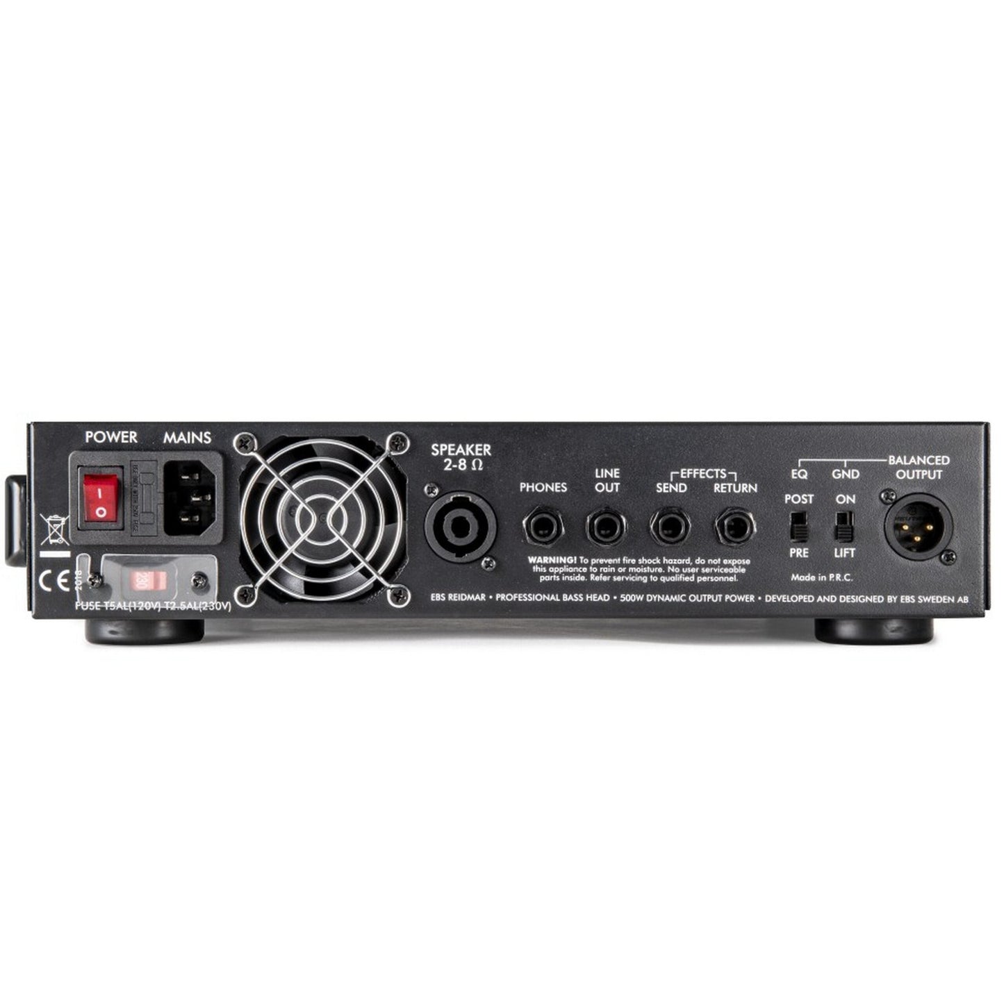 EBS Reidmar 502 500W 2-Ohm Bass Amplifier Head(Ebs Reidmar 502 500w 2 Ohm Bass Amplifier Head)