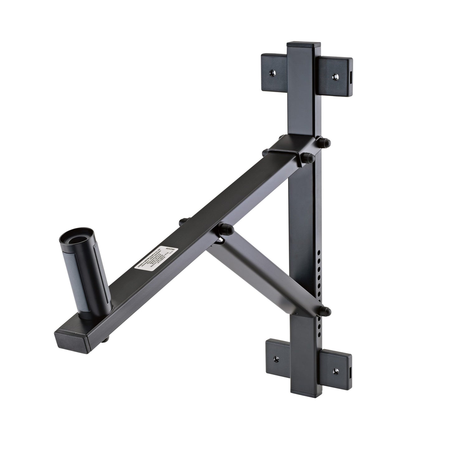 K&M 24110 Speaker Wall Mount, Black(Km 24110 Speaker Wall Mount Black)