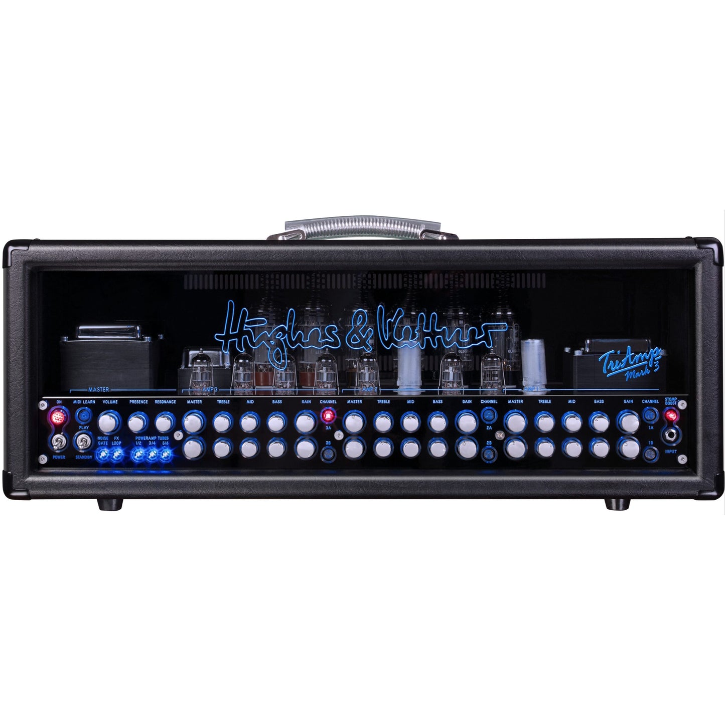 Hughes & Kettner TriAmp Mark 3 Dual 3-Channel Tube Amplifier Head, 150-Watt(Hughes Kettner Triamp Mark 3 Dual 3 Channel Tube Amplifier Head 150 Watt)