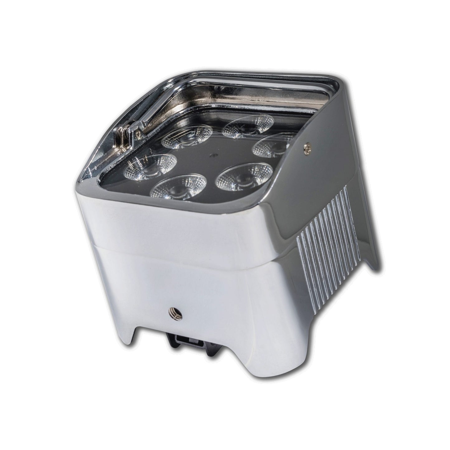 JMAZ Lighting MAD Par HEX 6XS RGBWA UV LED Battery Powered Fixture, Chrome(Jmaz Lighting Mad Par Hex 6xs Rgbwa Uv Led Battery Powered Fixture Chrome)