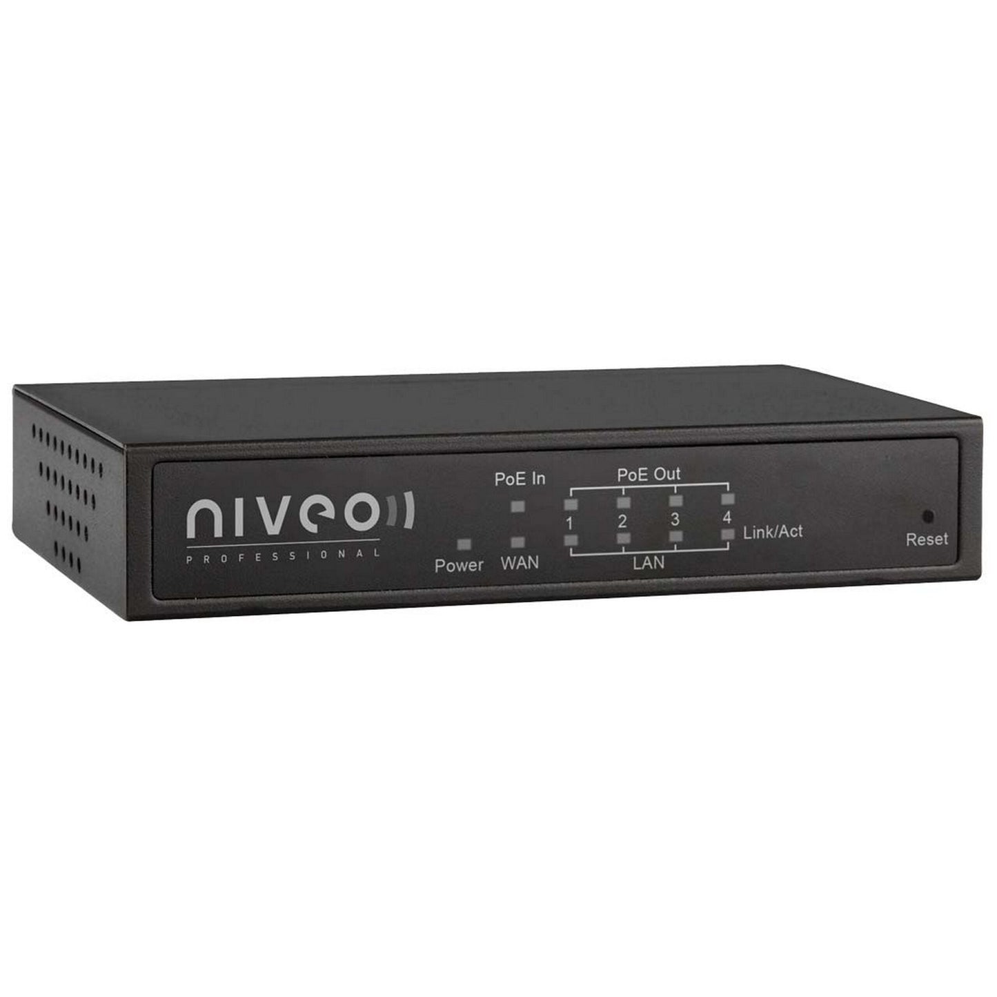 Niveo NR10 Small Form Factor Gigabit Router, 1Gb Wan, Integrated 4 Port GB Switch With PoE Plus(Niveo Nr10 Small Form Factor Gigabit Router 1gb Wan Integrated 4 Port Gb Switch With Poe Plus)