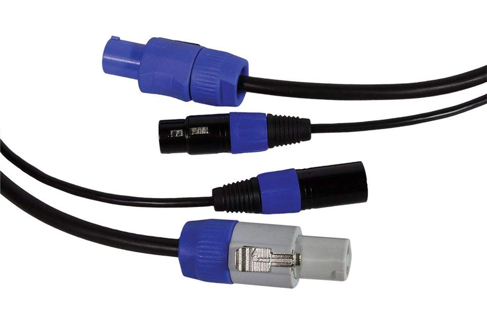 Blizzard Lighting DMXPC-6 6 Foot 3 Pin PowerCON DMX Combo Cable(Blizzard Lighting Dmxpc 6 6 Foot 3 Pin Powercon Dmx Combo Cable)