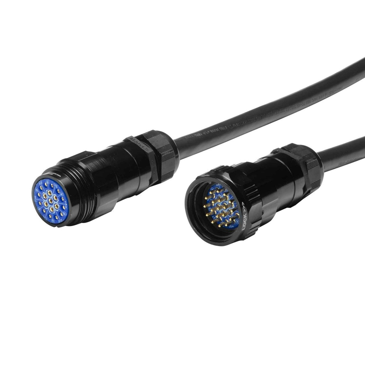 Elite Core 19 Pin Soco Extension Male To Female Lighting Power Cable With Standard Connector, 200 Foot(Elite Core 19 Pin Soco Extension Male To Female Lighting Power Cable With Standard Connector 200 Foot)