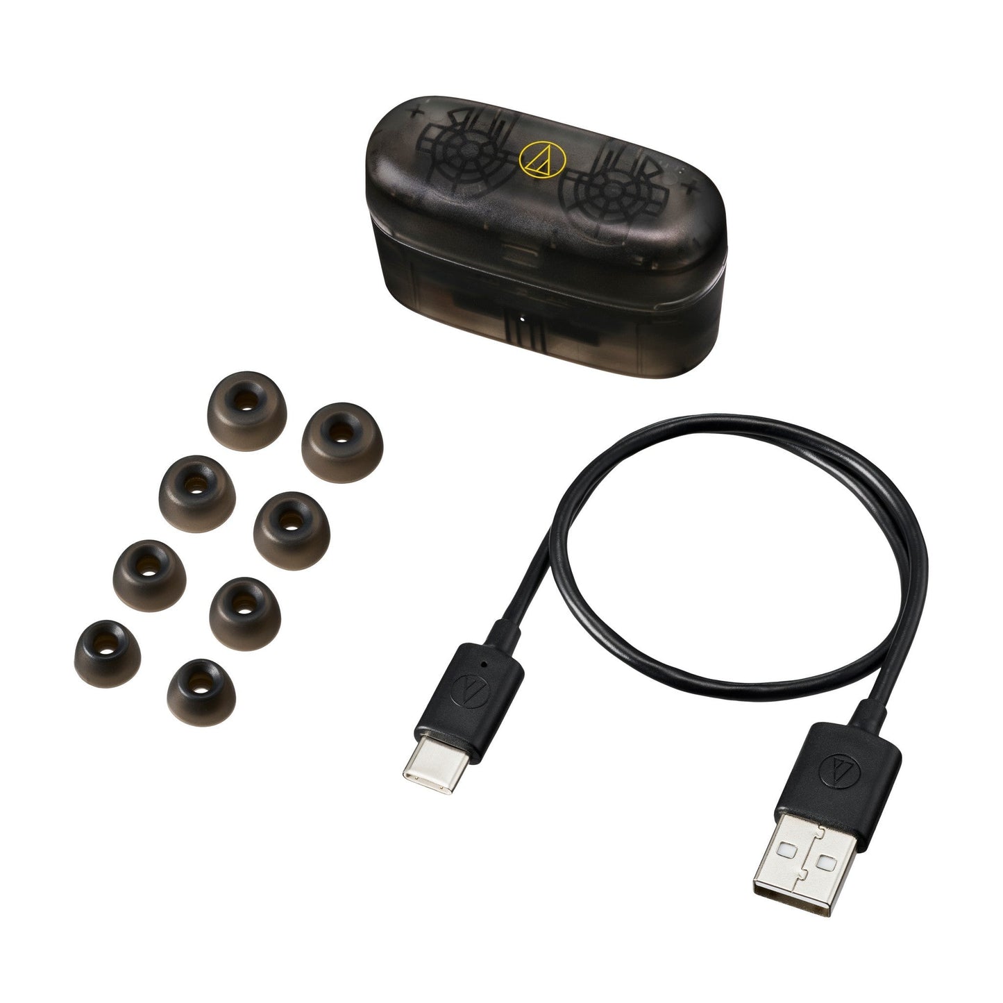 Audio-Technica ATH-CKS30TW+ Wireless Earbud Headphones, Translucent Black(Audio Technica Ath Cks30tw Wireless Earbud Headphones Translucent Black)