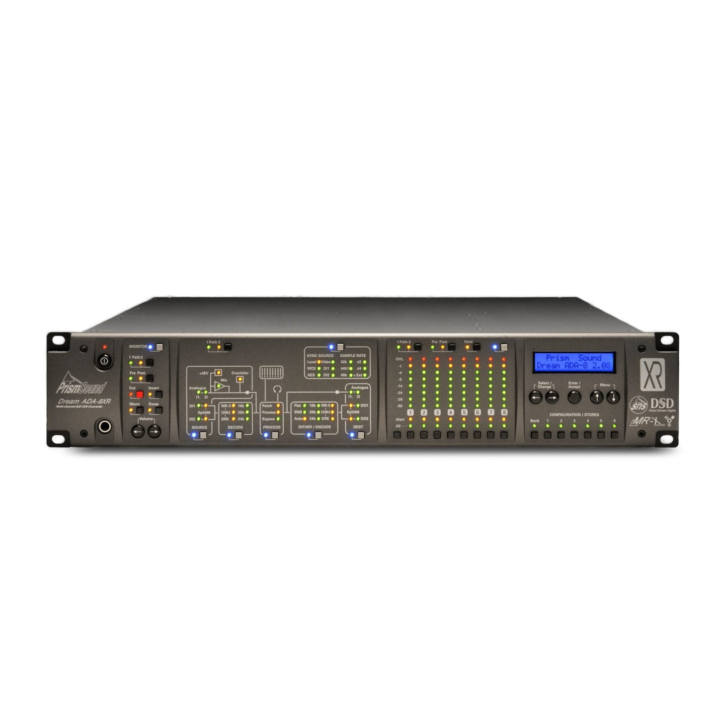 Prism Sound ADA-8XR-AES Modular Converter With 8 Channels DA, 8 Channels AD And 1 AES Digital I/O Card(Prism Sound Ada 8xr Aes Modular Converter With 8 Channels Da 8 Channels Ad And 1 Aes Digital I O Card)