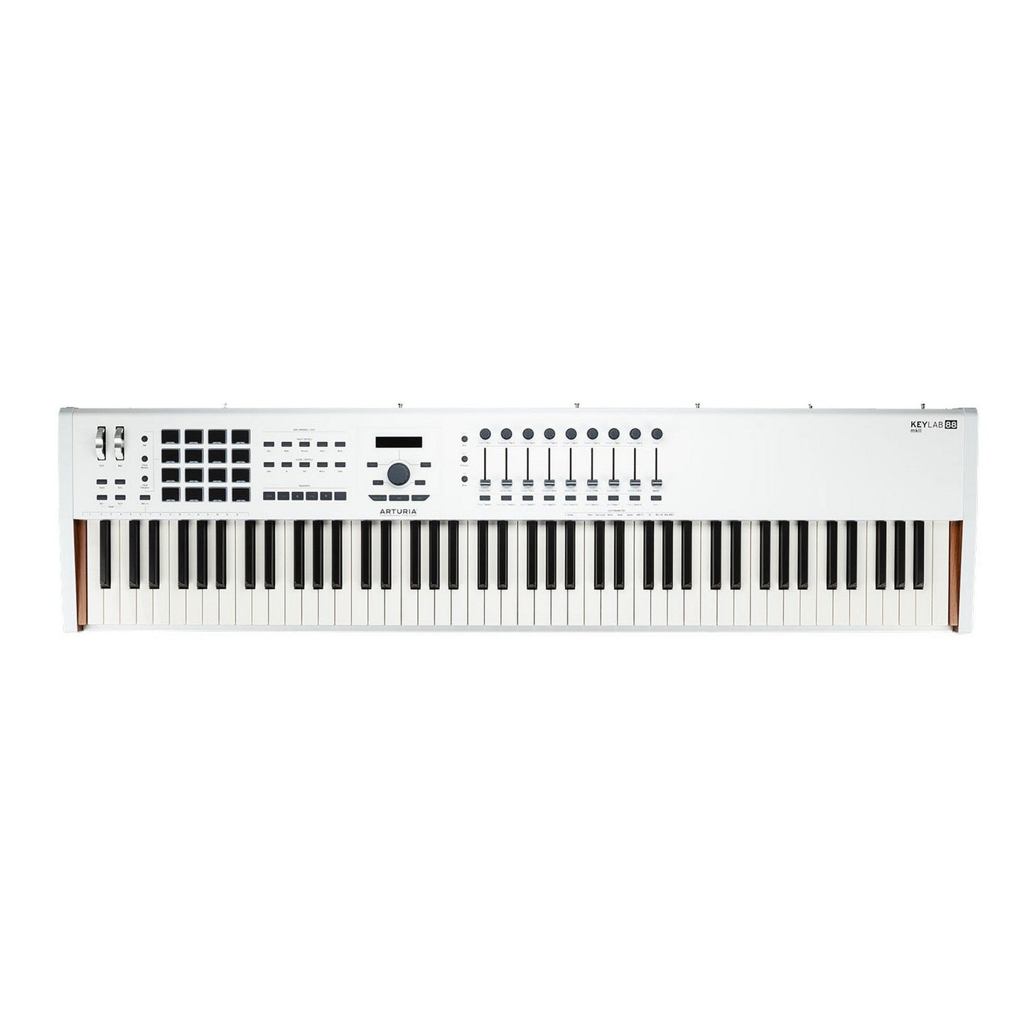 Arturia KeyLab 88 Mk II 88 Hammer Action Key MIDI Controller, White(Arturia Keylab 88 Mk Ii 88 Hammer Action Key Midi Controller White)