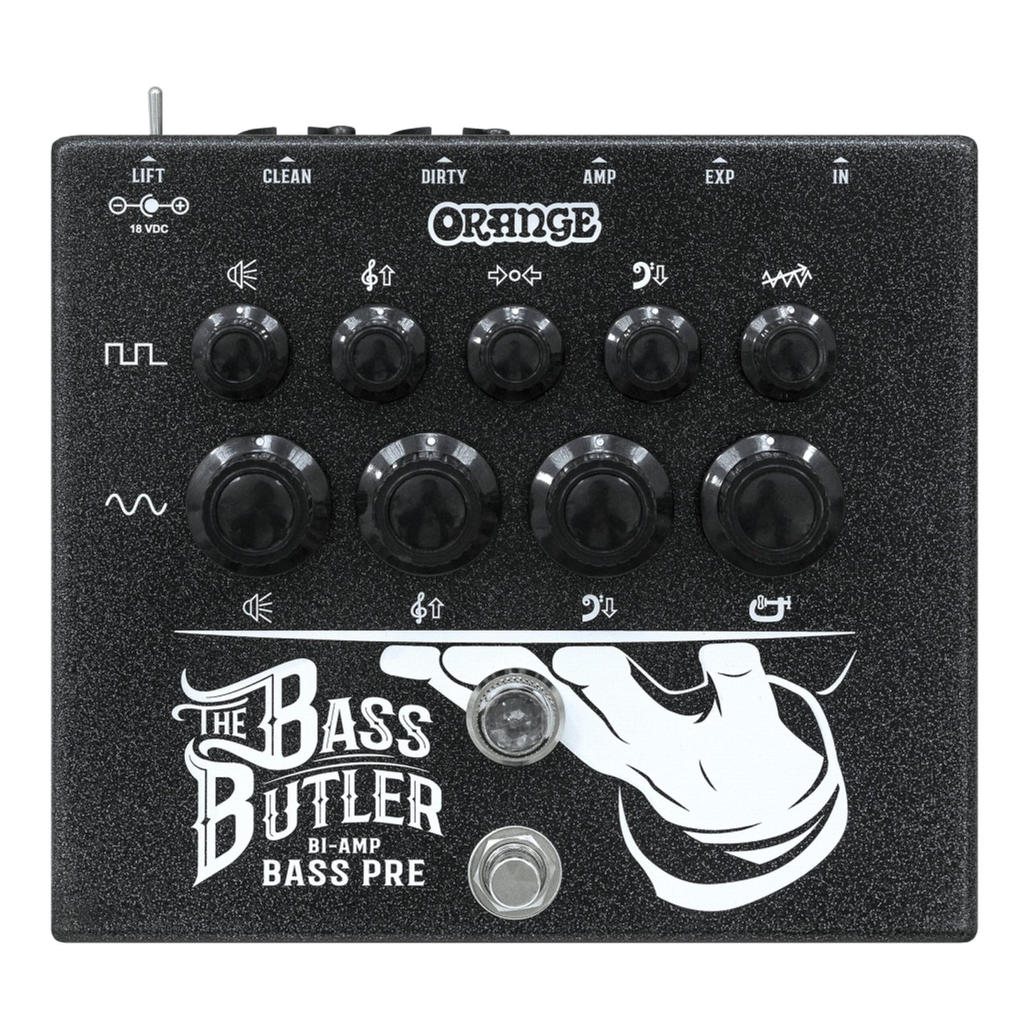 Orange Bass Butler Bi-Amp Bass Preamp Pedal(Orange Bass Butler Bi Amp Bass Preamp Pedal)