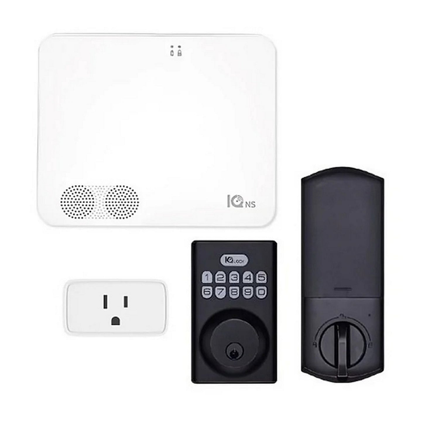 Qolsys IQ Lock-PowerG Smart Home Kit, Oil Rubbed Bronze(Qolsys Iq Lock Powerg Smart Home Kit Oil Rubbed Bronze)