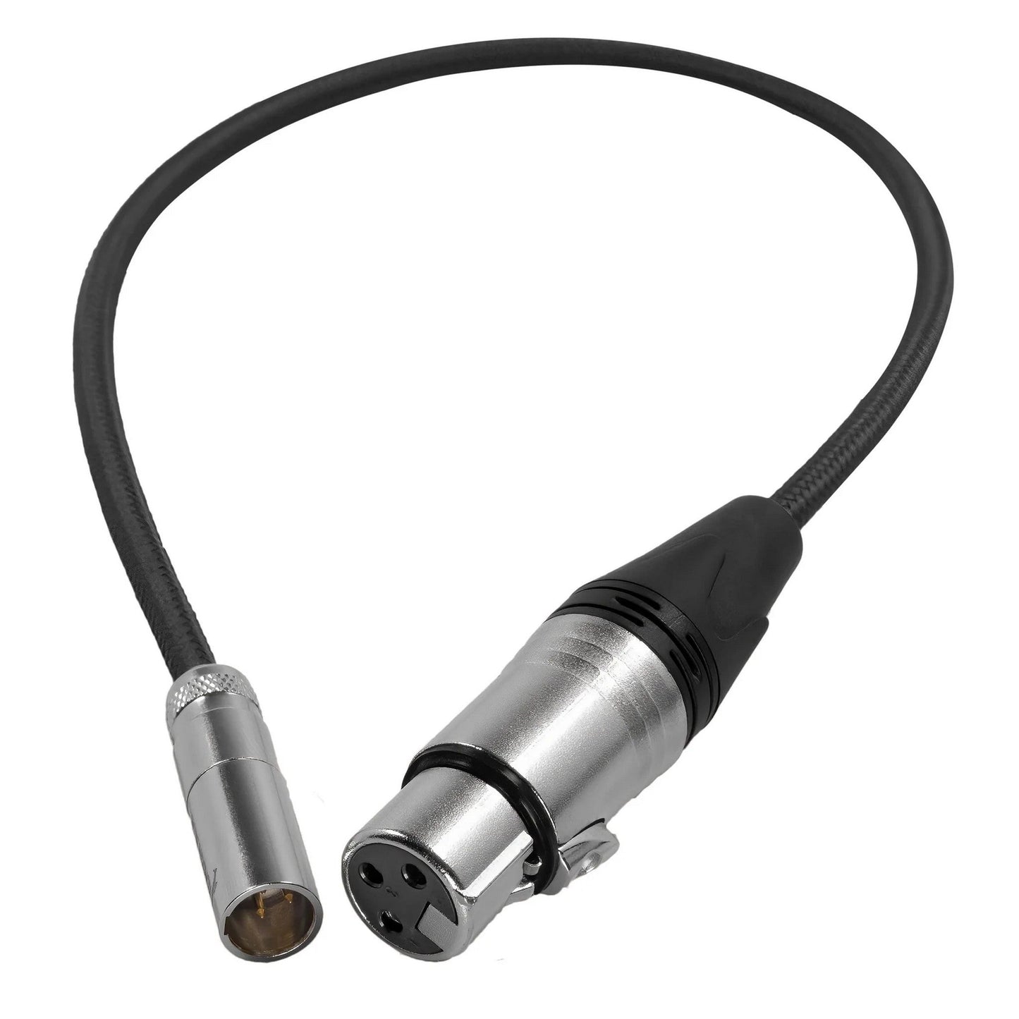 Kondor Blue MXLR-16-Bk 16 Inch Mini XLR To XLR For BMPCC 4K/6K, Black(Kondor Blue Mxlr 16 Bk 16 Inch Mini Xlr To Xlr For Bmpcc 4k 6k Black)