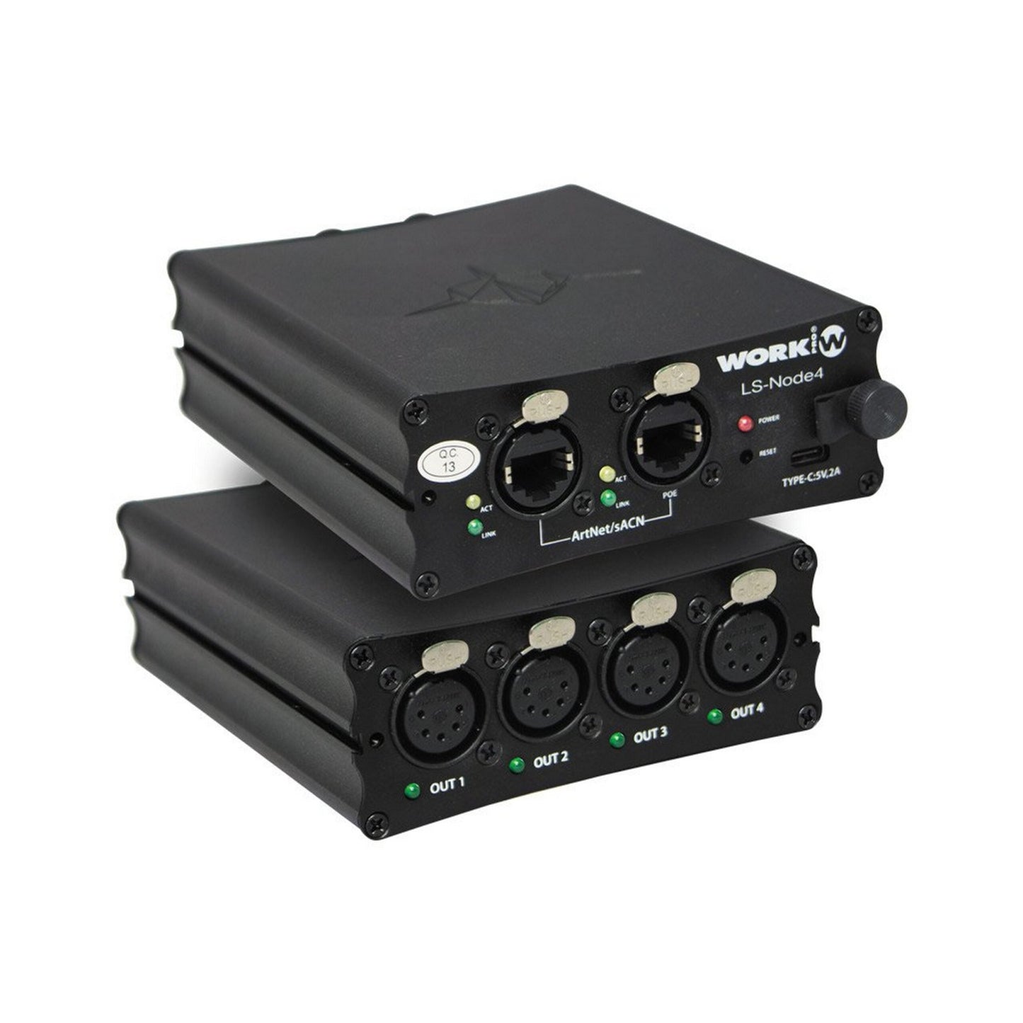 LightShark WorkPro LS-NODE4 RDM/DMX Streaming Device(Lightshark Workpro Ls Node4 Rdm Dmx Streaming Device)