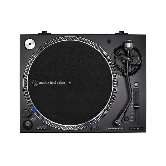 Audio-Technica AT-LP140XP-BK Professional Direct Drive Manual Turntable, Black(Audio Technica At Lp140xp Bk Professional Direct Drive Manual Turntable Black)