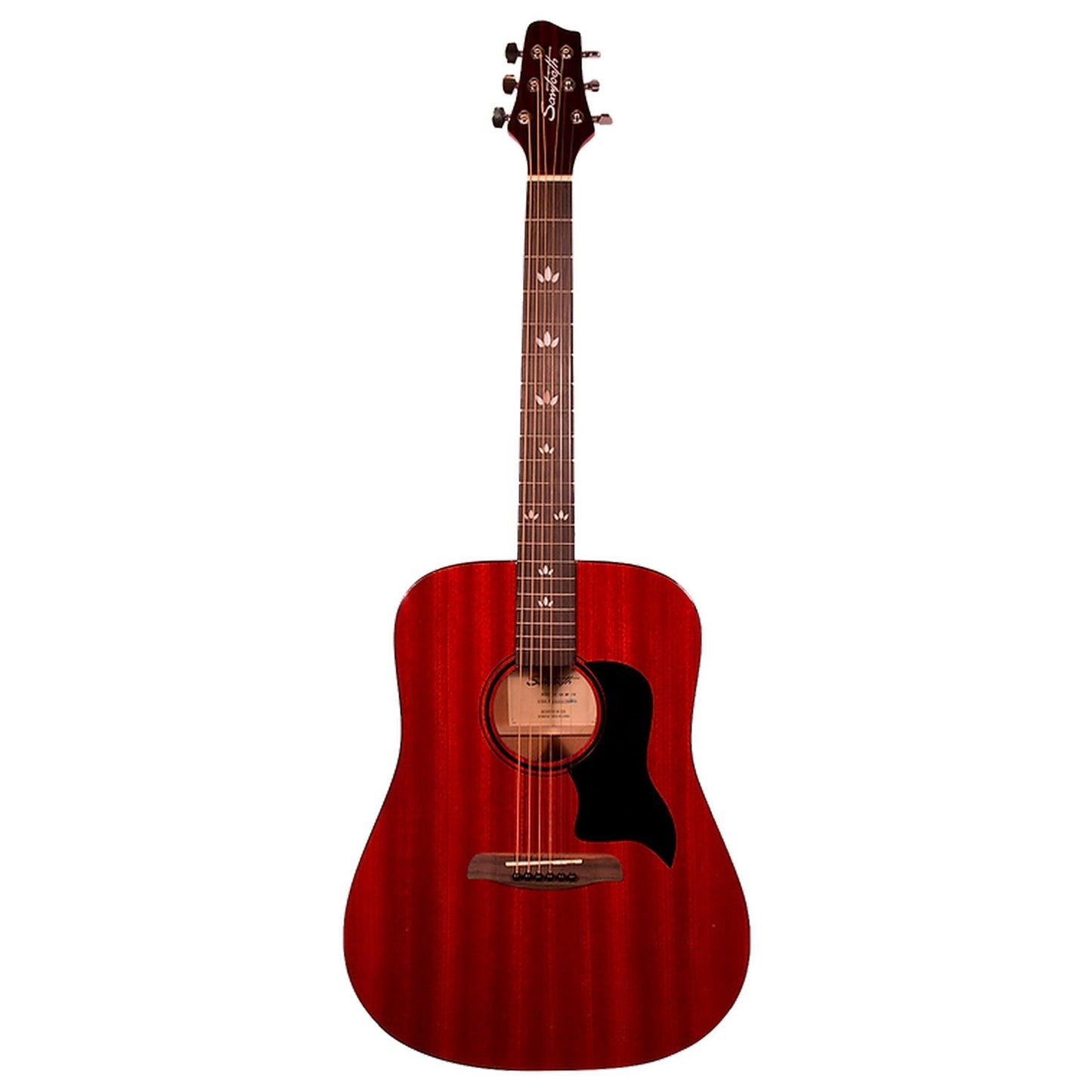 Sawtooth Transparent Cherry Mahogany Acoustic Guitar, Right-Handed(Sawtooth St Ad Mv Ch Transparent Cherry Mahogany Acoustic Guitar Right Handed)