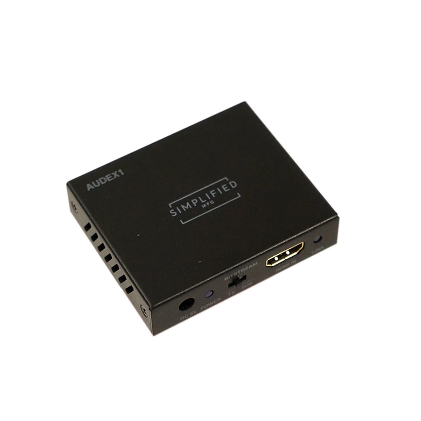 Simplified MFG AUDEX1 HDMI 18Gbps Audio Extractor(Simplified Mfg Audex1 Hdmi 18gbps Audio Extractor)