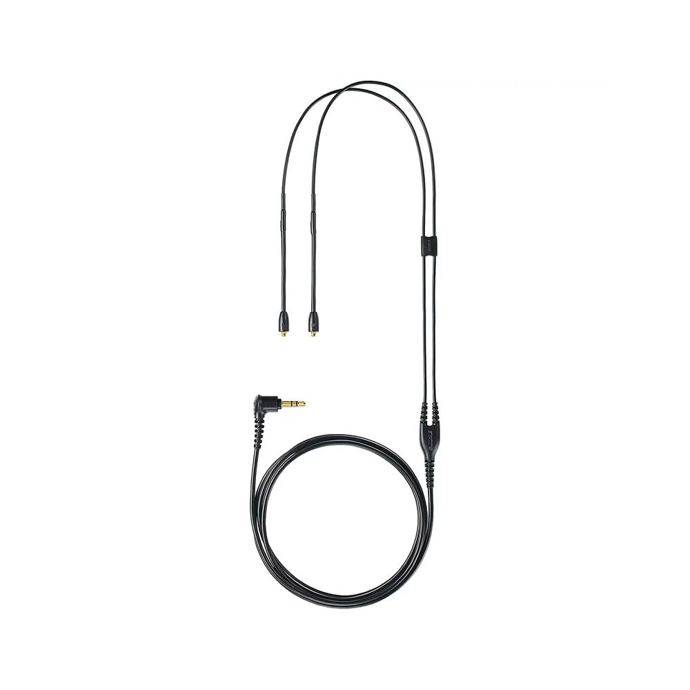 Shure EAC64BK 64 Inch Detachable Earphone Cable For SE Earphones, Black(Shure Eac64bk 64 Inch Detachable Earphone Cable For Se Earphones Black)