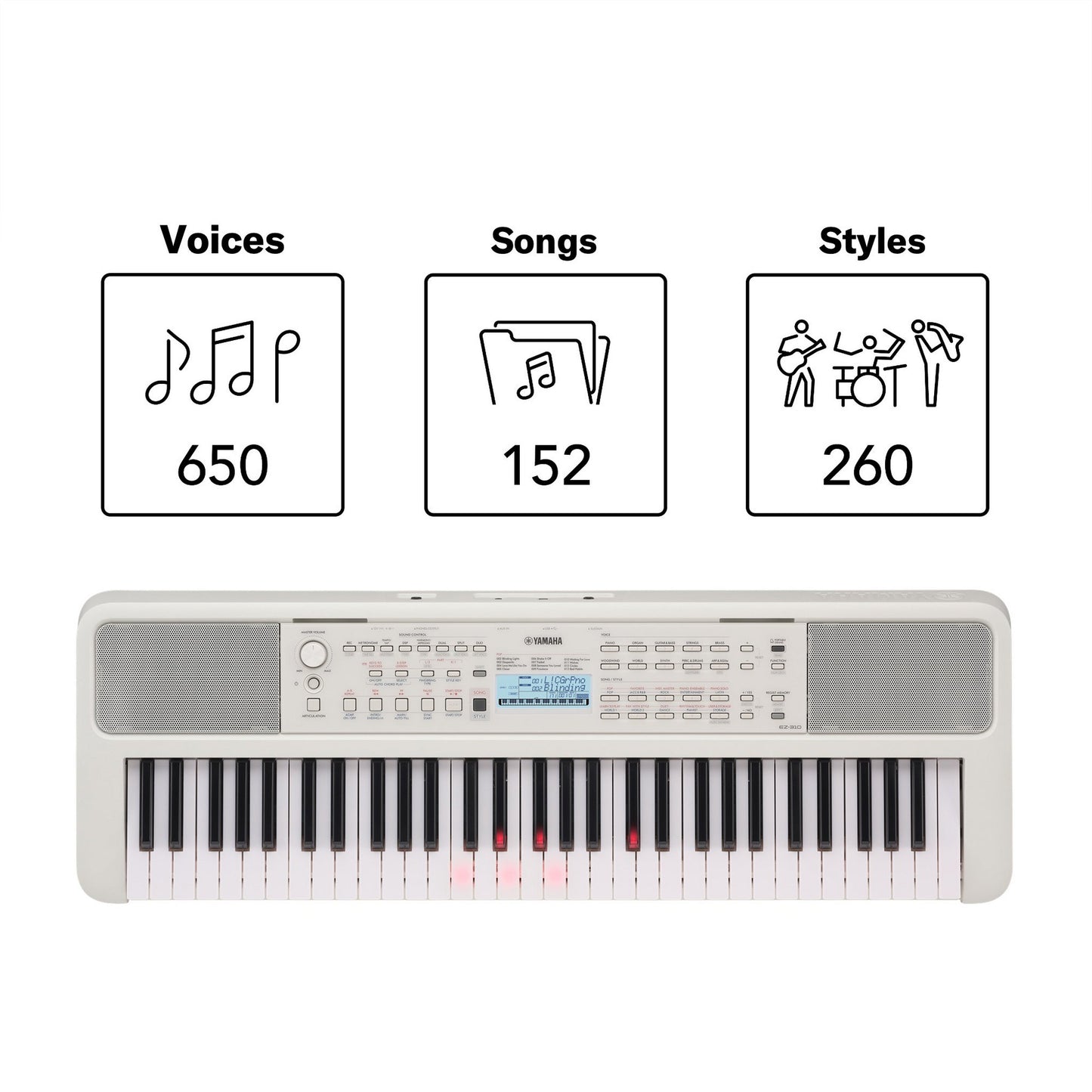 Yamaha EZ-310 61-Key Touch-Sensitive Keyboard(Yamaha Ez 310 61 Key Touch Sensitive Keyboard)