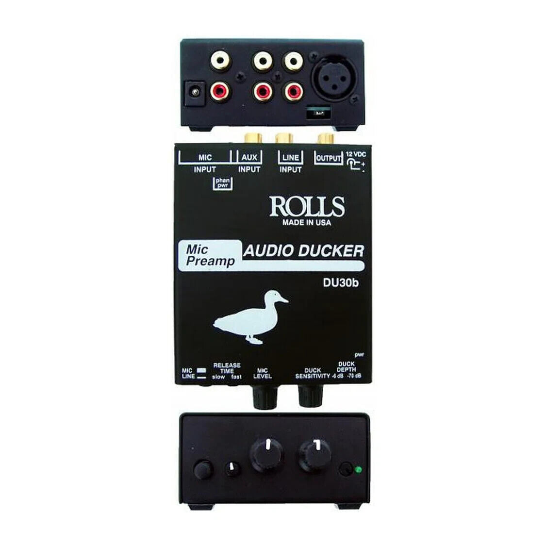 Rolls DU30b XLR Balanced Input RCA Unbalanced I/O Microphone Preamplifier Audio Ducker(Rolls Du30b Xlr Balanced Input Rca Unbalanced I O Microphone Preamplifier Audio Ducker)