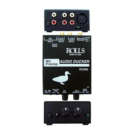 Rolls DU30b XLR Balanced Input RCA Unbalanced I/O Microphone Preamplifier Audio Ducker(Rolls Du30b Xlr Balanced Input Rca Unbalanced I O Microphone Preamplifier Audio Ducker)