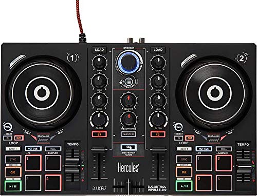 Hercules DJControl Inpulse 200 DJ Controller With Built-in Sound Card(Hercules Djcontrol Inpulse 200 Dj Controller With Built In Sound Card)