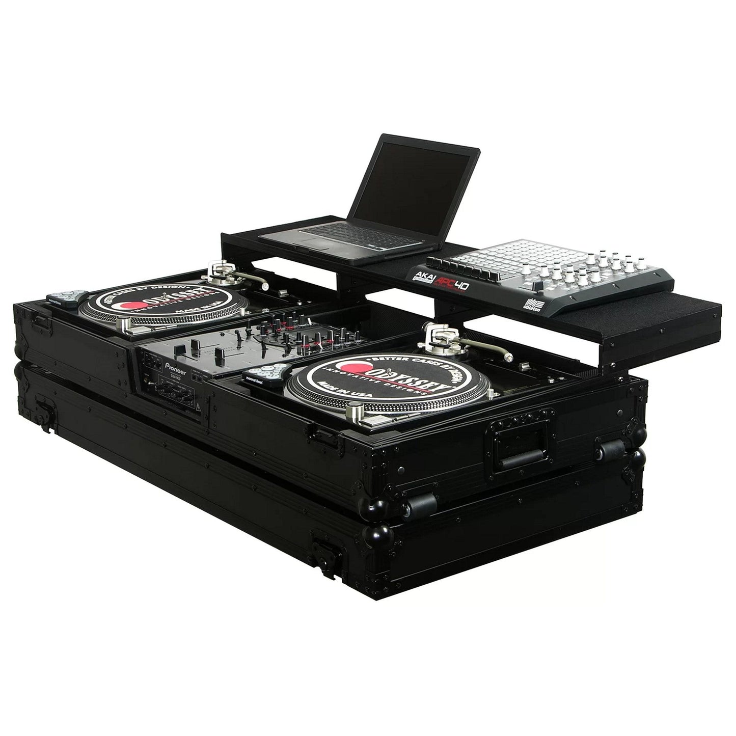 Odyssey Universal Black 10-Inch Format DJ Mixer And Flight Coffin Case(Odyssey Universal Black 10inch Format Dj Mixer And Flight Coffin Case)
