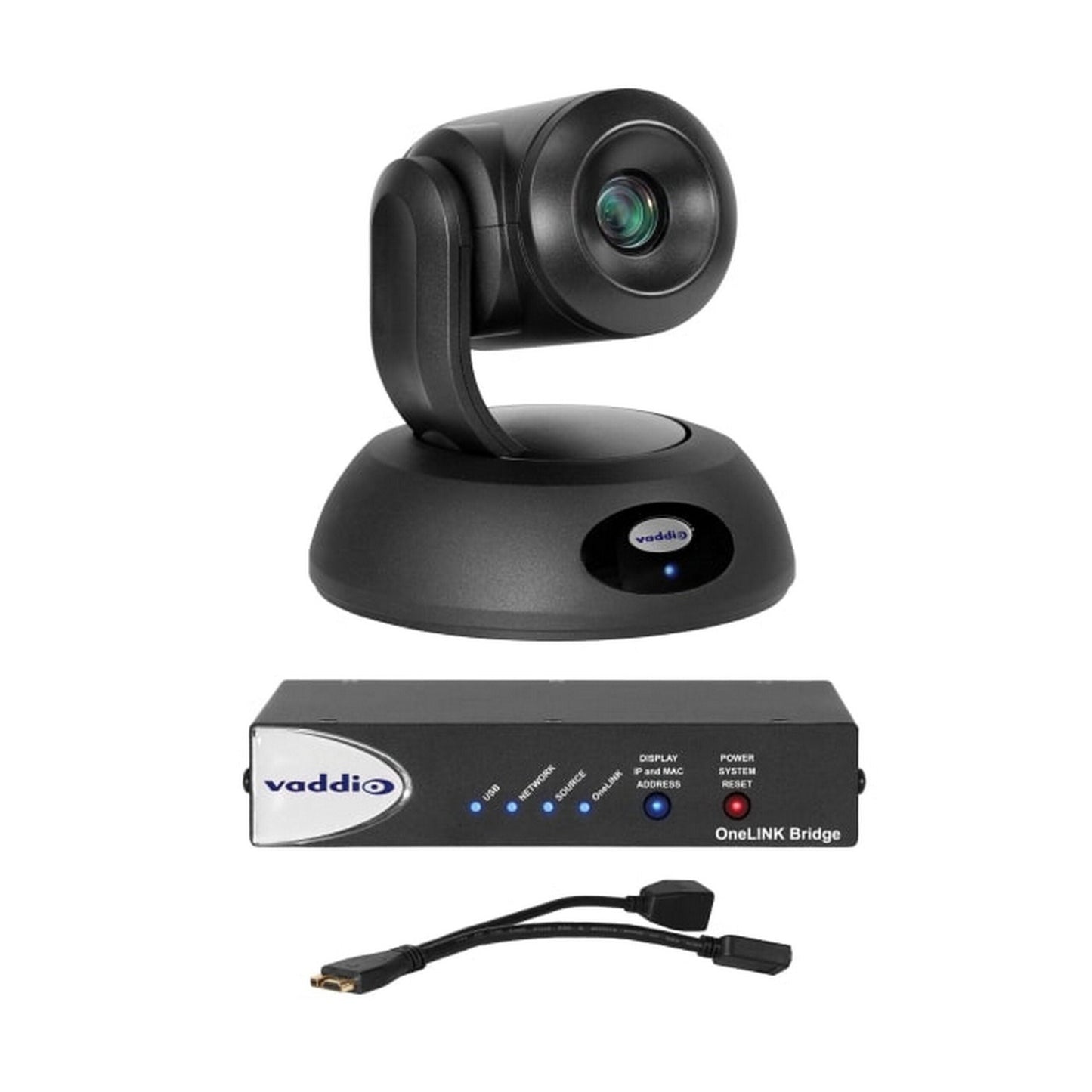 Vaddio RoboSHOT 12E HDBT OneLINK Bridge PTZ Camera System For Cisco SX Codecs, Black(Vaddio Roboshot 12e Hdbt Onelink Bridge Ptz Camera System For Cisco Sx Codecs Black)