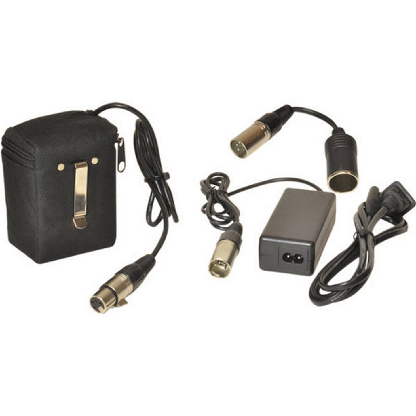 Bescor FP12VATM 12V Lithium-Ion Belt-Clip Battery And Charger Kit(Bescor Fp12vatm 12v Lithium Ion Belt Clip Battery And Charger Kit)