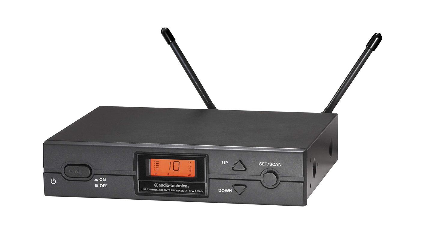 Audio-Technica ATW-R2100BI Wireless Receiver, 487.125-506.500 MHz(Audio Technica Atw R2100bi Wireless Receiver 487 125 506 500 Mhz)