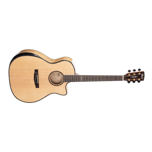  Cort GA-MY Bevel Acoustic-Electric Guitar, Myrtlewood, Natural(Cort Ga My Bevel Acoustic Electric Guitar Myrtlewood Natural)