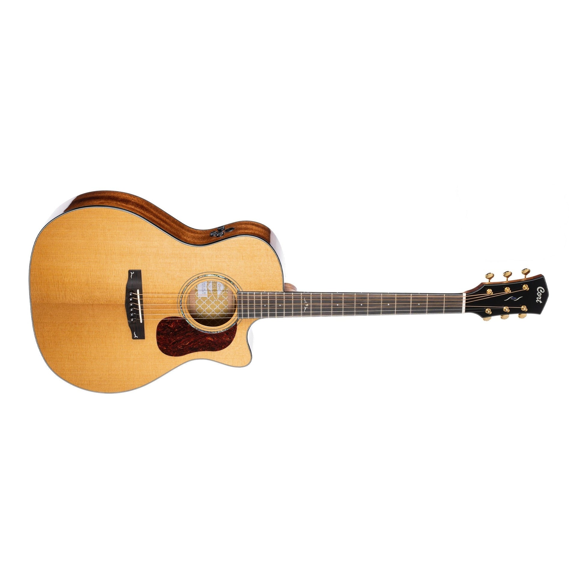  Cort GOLD A6 Acoustic-Electric Guitar, Natural(Cort Gold A6 Acoustic Electric Guitar Natural)